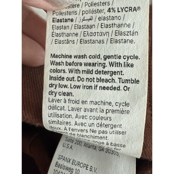 Women’s Spanx Stretch Twill Mini Skirt In Hickory Size M EUC - Picture 6 of 10